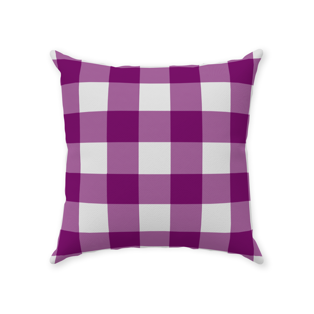 Plum Family Wreath Throw Pillow Fairlayne Boutique