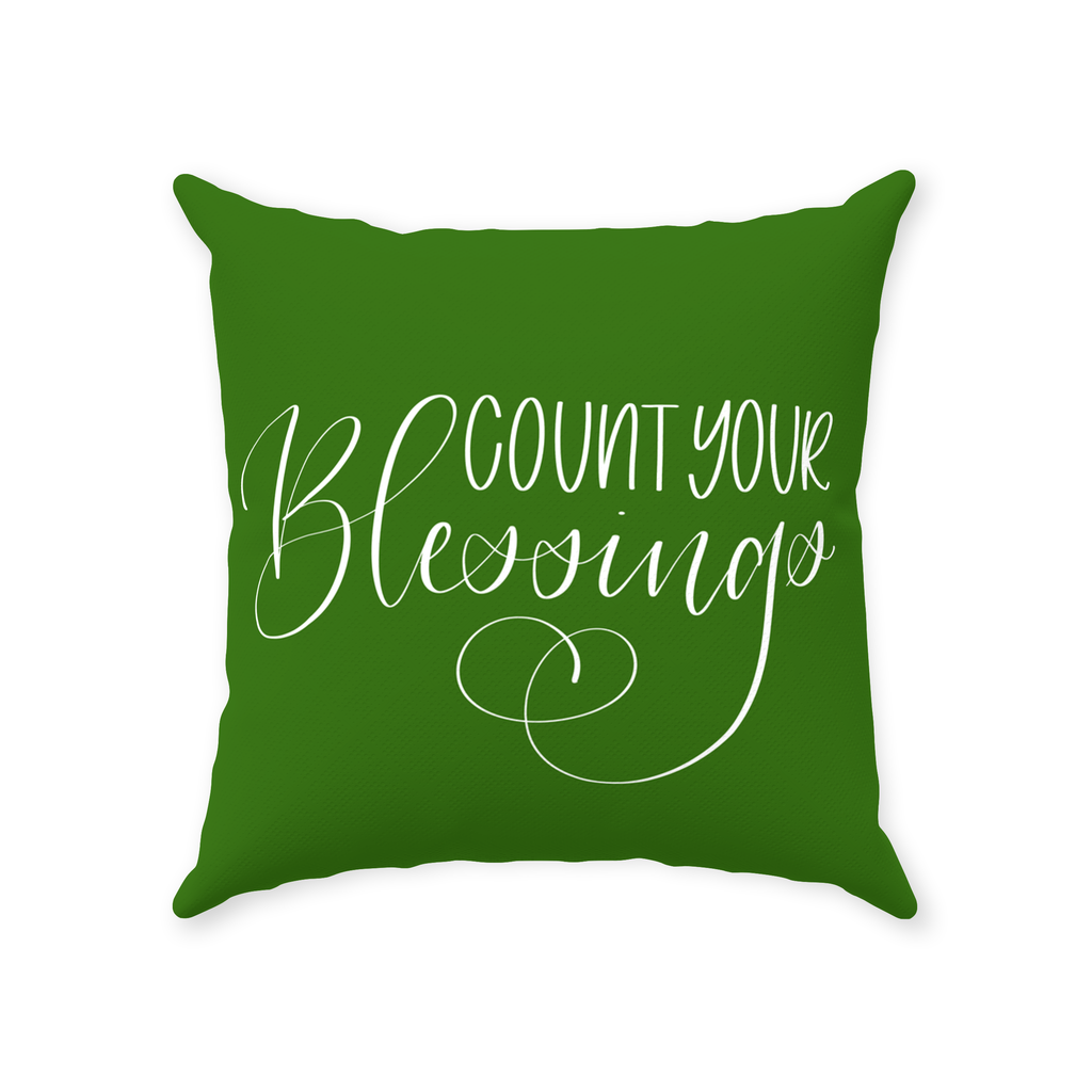 Green Buffalo Check Throw Pillow Fairlayne Boutique